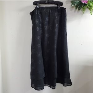 Suzanne Somers floral slip skirt